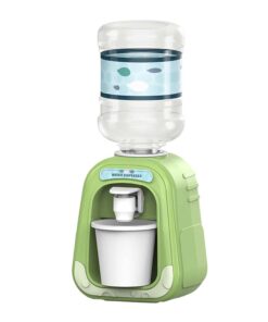 Mini Water Dispenser Kids Pink Drinking Water Fountains Educational Toys Miniature Life Play Scene Model Doll House
