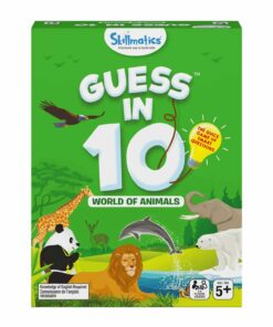 Skillmatics Guess in 10 Educational Board Game, for Families and Kids Ages 5 and up, Animals