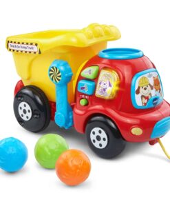 VTech, Drop and Go Dump Truck, Toddler Toy, Construction Toy