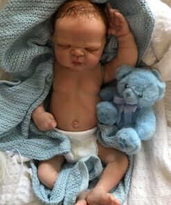 Toby Closed Eyes Full Bodied Reborn Doll